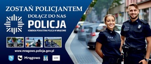 plakat promujący zawód policjanta